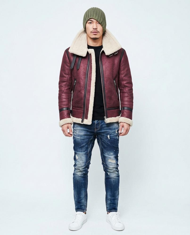 Fashion Bryant - Alnal | Shearling-Lined Zip-Up Jacket Men