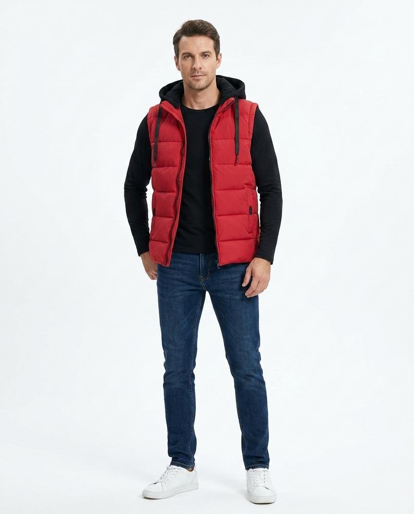 Fashion Bryant - Camar | Hooded Quilted Vest Men