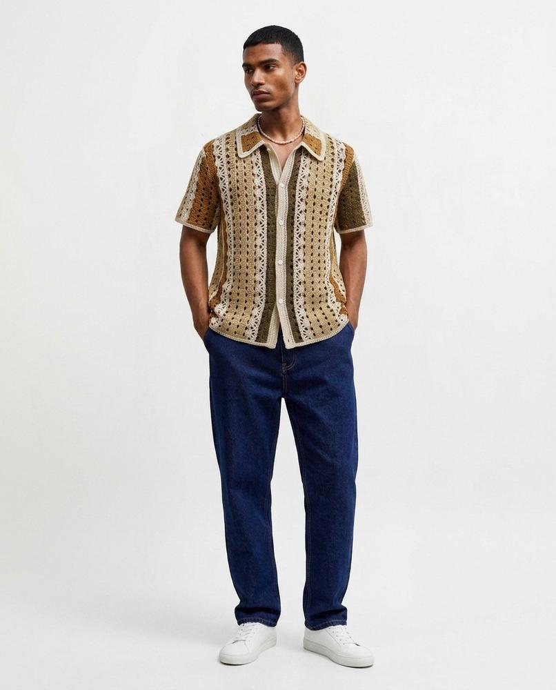 Fashion Bryant - Armir | Crocheted Short-Sleeved Shirt Men