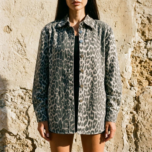Fashion Bryant - Veser | Leopard Print Button-Up Jacket Women