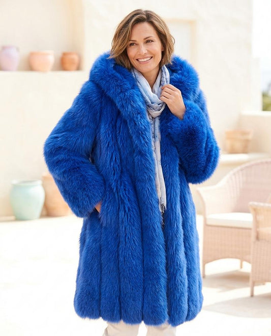 Fashion Bryant - Viren | Hooded Faux-Fur Coat Women