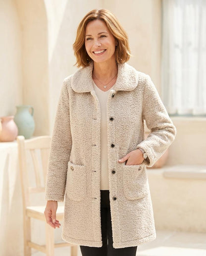 Fashion Bryant - Aldar | Textured Button-Front Coat Women