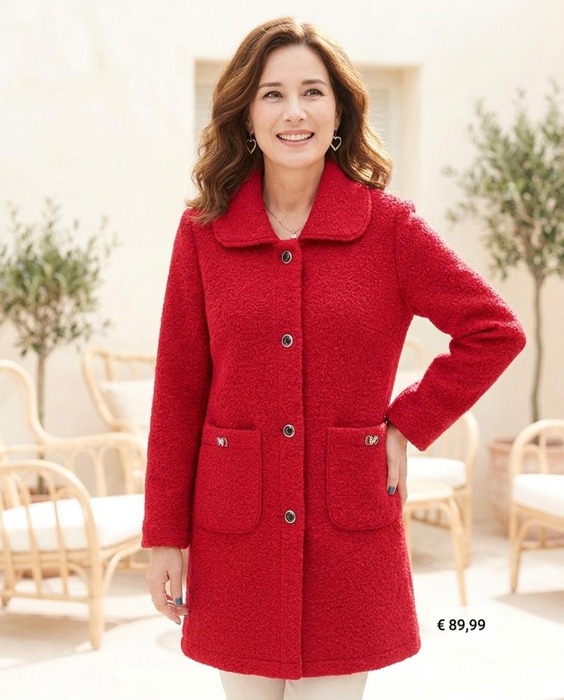 Fashion Bryant - Aldar | Textured Button-Front Coat Women