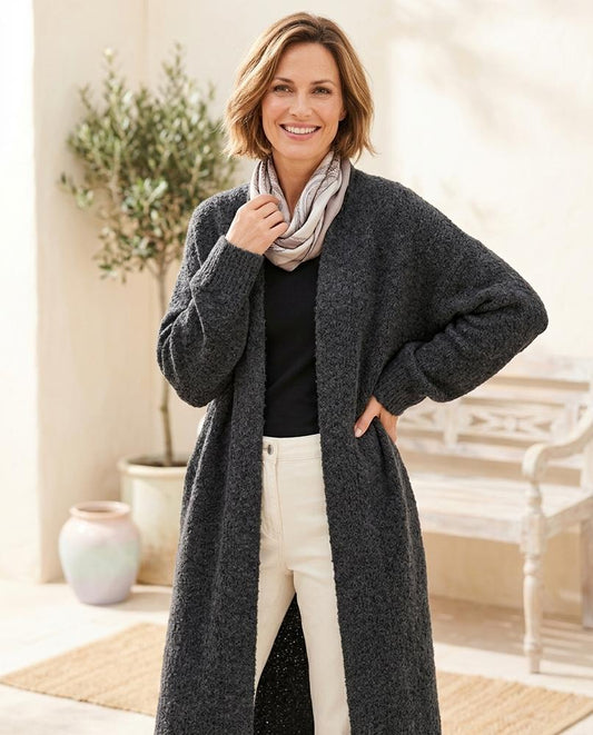 Fashion Bryant - Yovel | Longline Open-Front Knit Cardigan Women