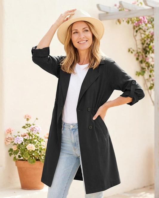 Fashion Bryant - Zelor | Double-Breasted Lightweight Coat Women