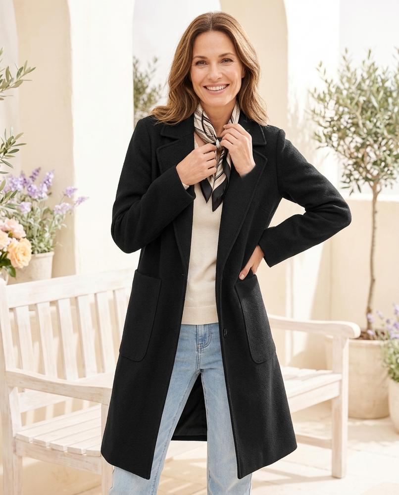 Fashion Bryant - Arlor | Textured Single-Breasted Coat Women