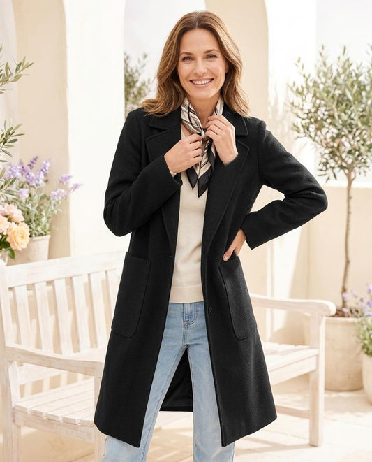 Fashion Bryant - Arlor | Textured Single-Breasted Coat Women