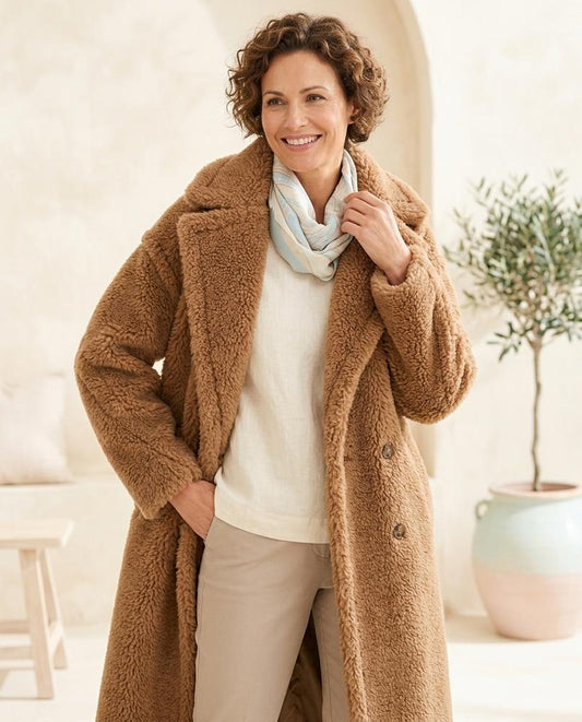 Fashion Bryant - Vimer | Textured Woolen Coat Women