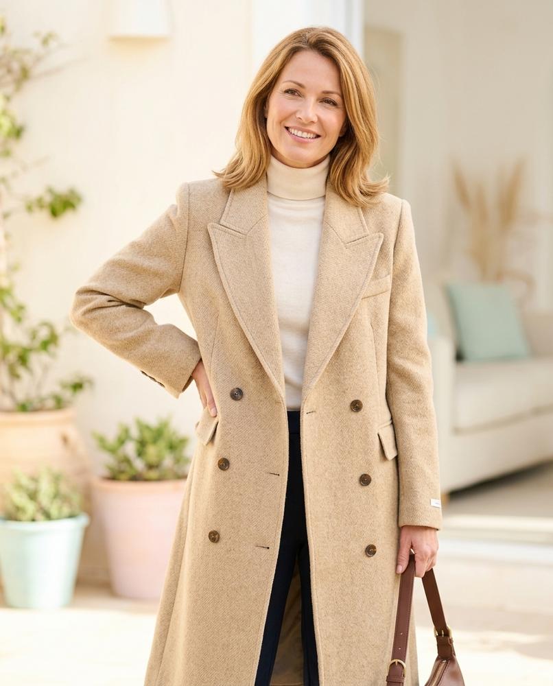 Fashion Bryant - Calor | Double-Breasted Wool Coat Women