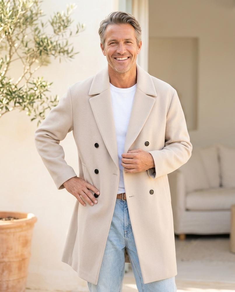 Fashion Bryant - Zevin | Double-Breasted Belted Coat Men