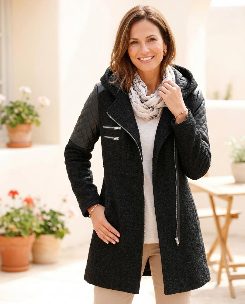 Fashion Bryant - Zavan | Asymmetrical Quilted Coat Women