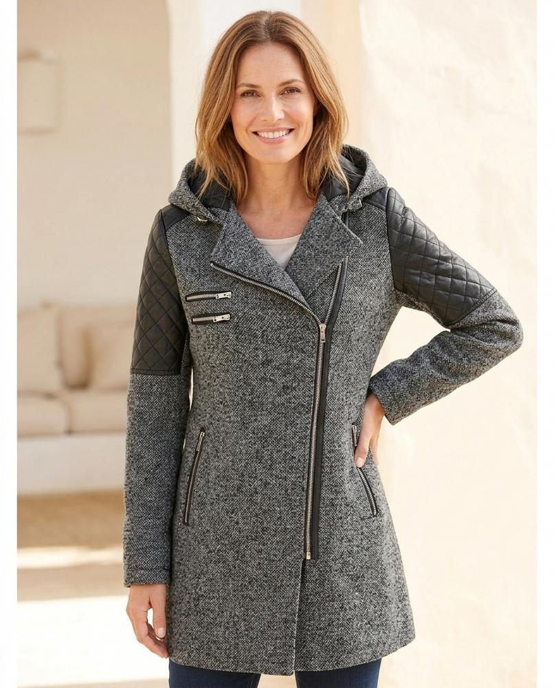 Fashion Bryant - Zavan | Asymmetrical Quilted Coat Women
