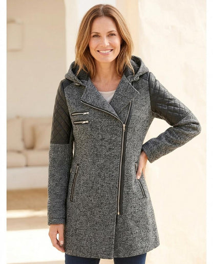 Fashion Bryant - Zavan | Asymmetrical Quilted Coat Women