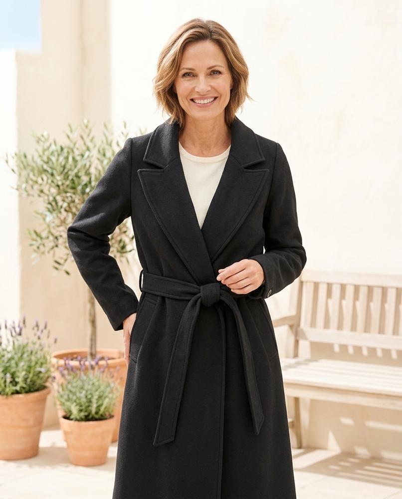 Fashion Bryant - Almin | Belted Lined Coat Women