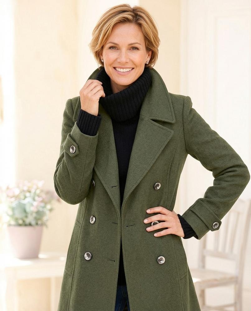 Fashion Bryant - Zerev | Double-Breasted Tailored Coat Women