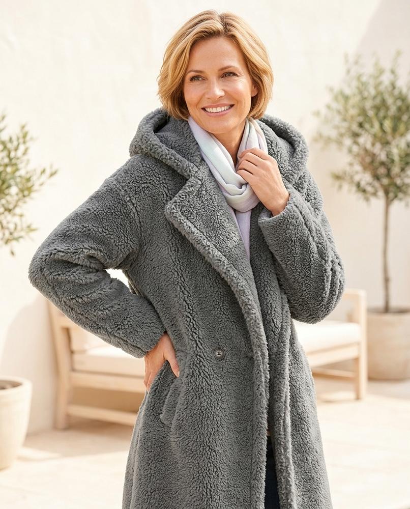 Fashion Bryant - Zanav | Hooded Teddy Coat Women