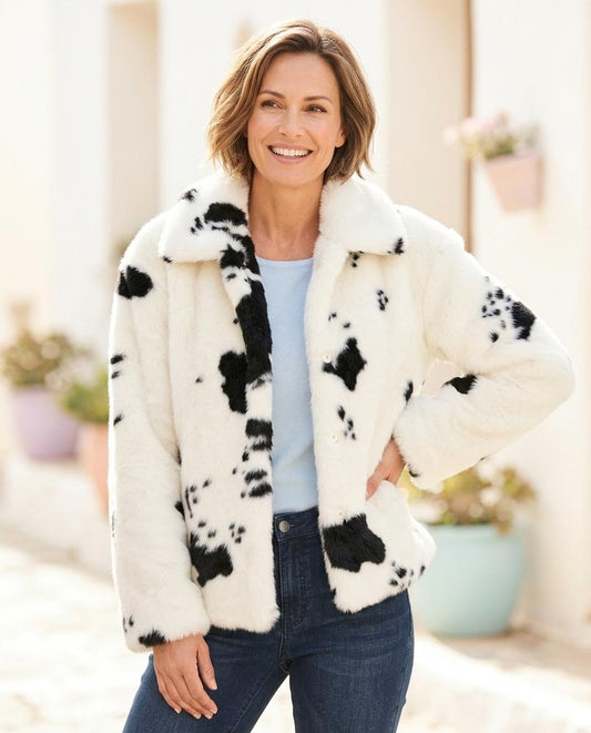 Fashion Bryant - Zamar | Spotted Plush Jacket Women