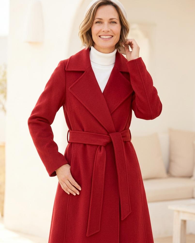 Fashion Bryant - Zasan | Belted Wide-Lapel Coat Women