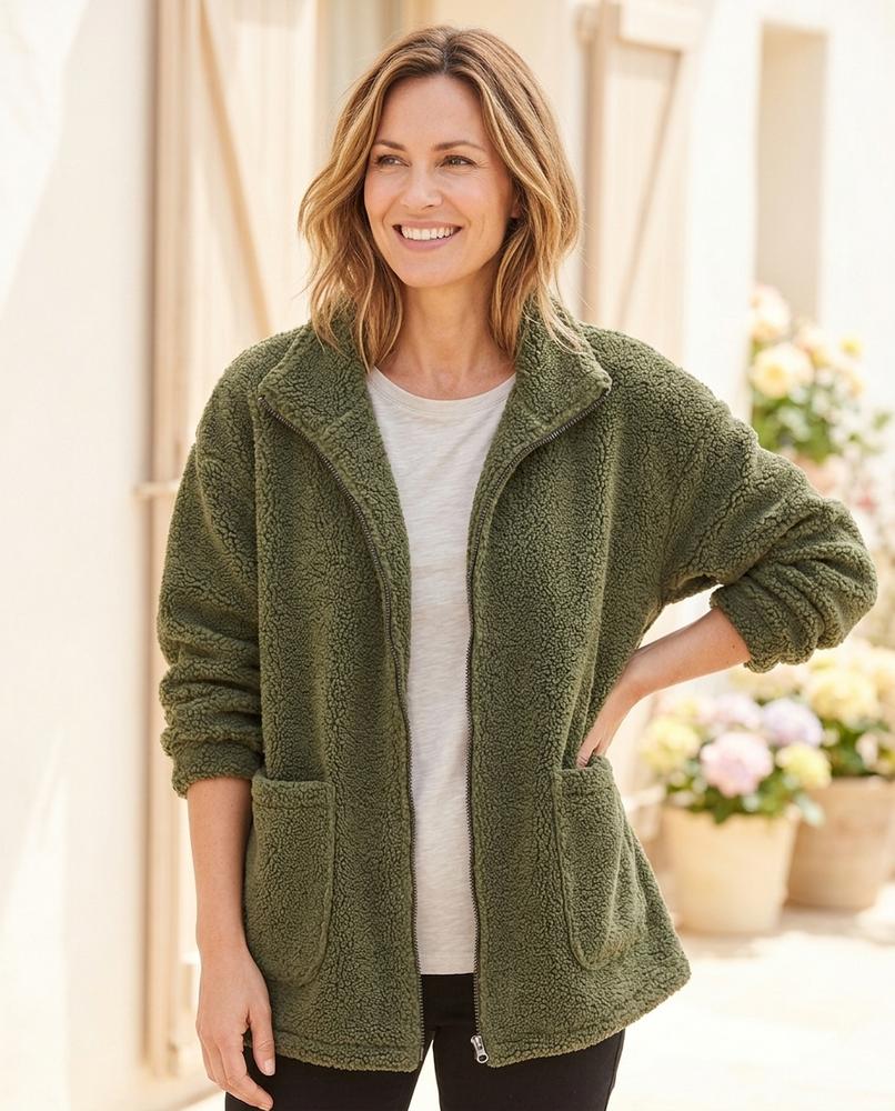 Fashion Bryant - Vimin | Zip-Up Fleece Jacket Women