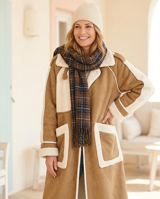 Fashion Bryant - Zaram | Shearling-Lined Paneled Coat Women