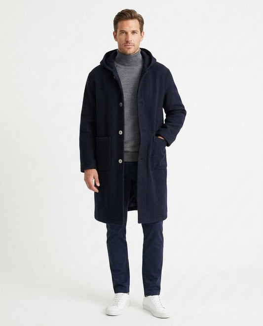 Fashion Bryant - Dadan | Hooded Wool Coat Men