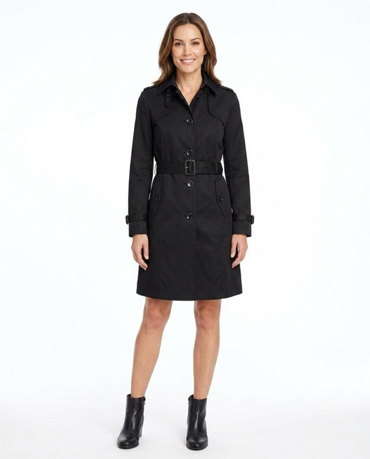 Fashion Bryant - Coren | Single-Breasted Belted Coat Women