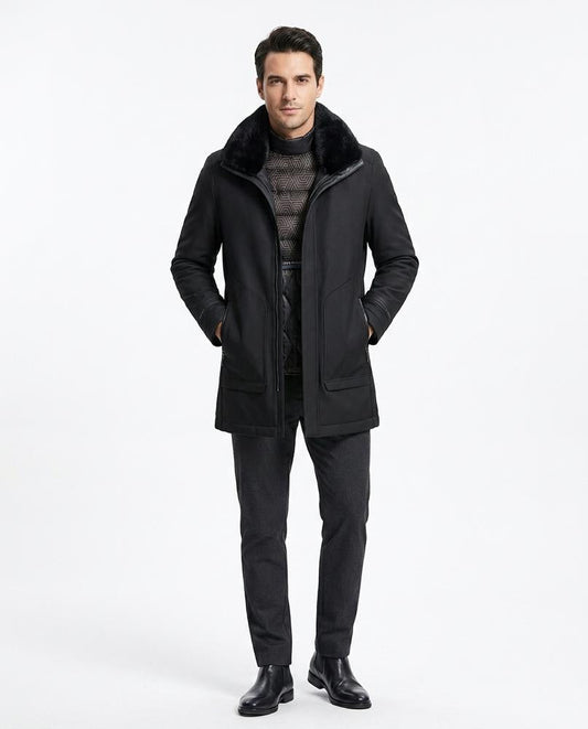 Fashion Bryant - Cahal | Lined Suede Coat Men