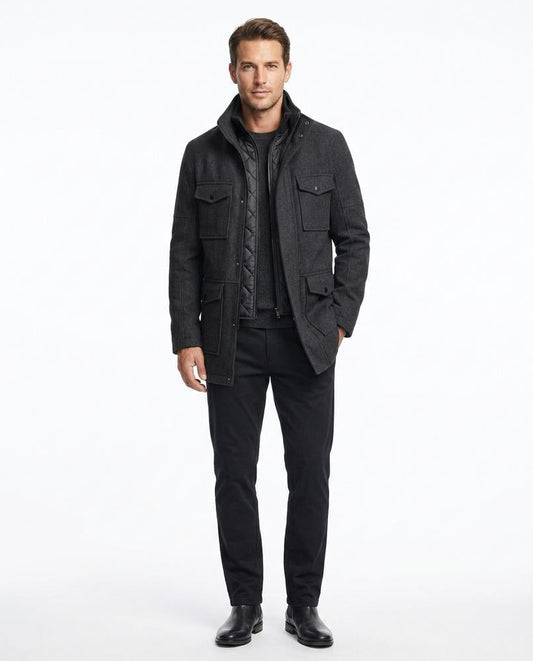 Fashion Bryant - Alsel | Lined Four-Pocket Coat Men