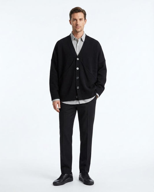 Fashion Bryant - Zedan | Oversized V-Neck Cardigan Men