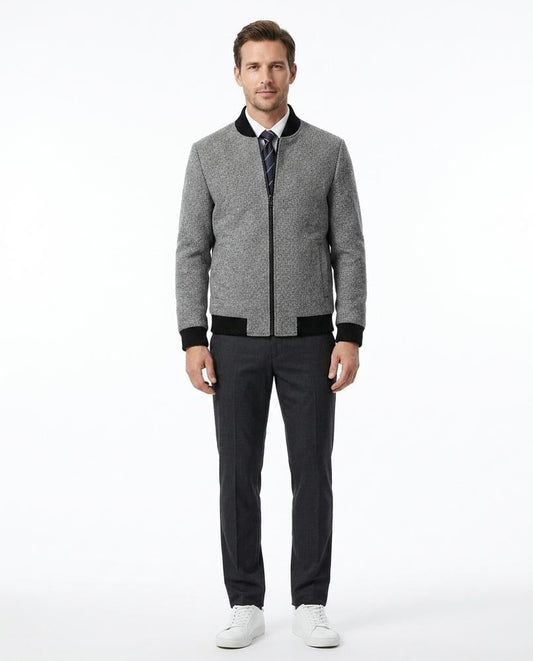 Fashion Bryant - Zalor | Textured Zip-Up Jacket Men