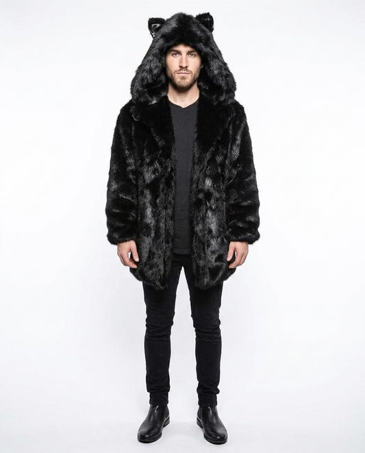 Fashion Bryant - Viram | Faux Fur Hooded Coat Men