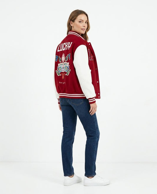 Fashion Bryant - Almir | Embroidered Varsity-Style Jacket Women