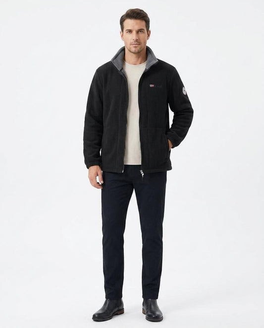 Fashion Bryant - Viran | Zip-Up Fleece-Lined Jacket Men