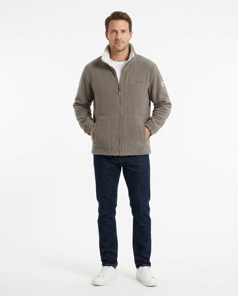 Fashion Bryant - Viran | Zip-Up Fleece-Lined Jacket Men