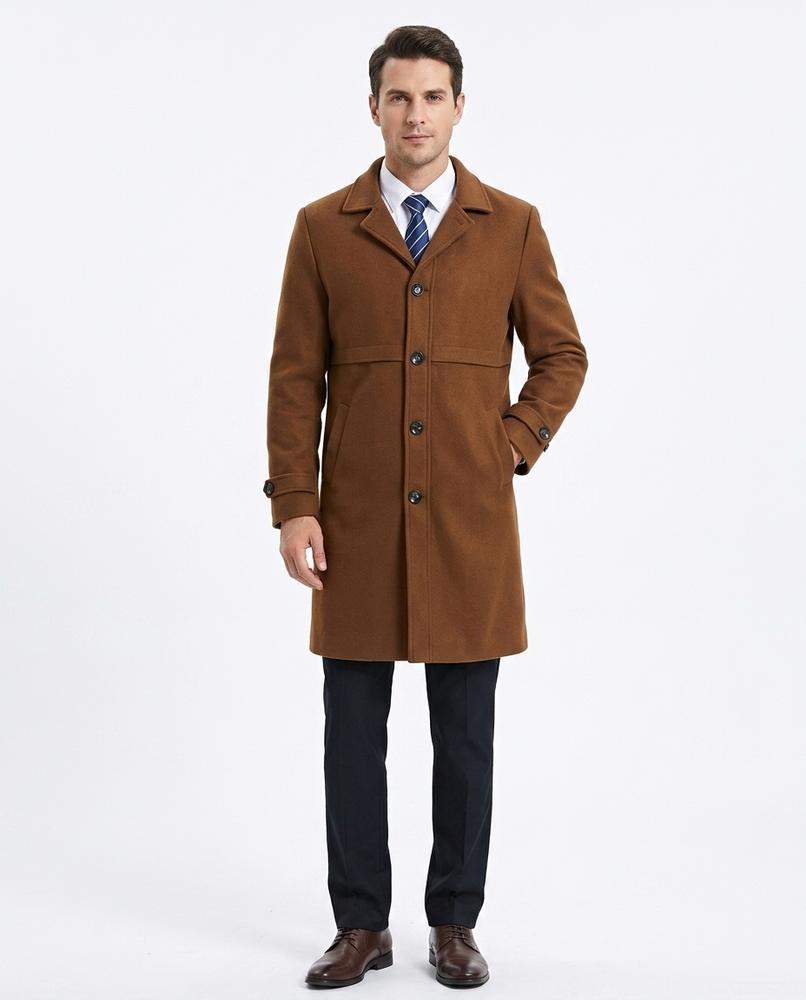 Fashion Bryant - Vimir | Single-Breasted Felted Coat Men