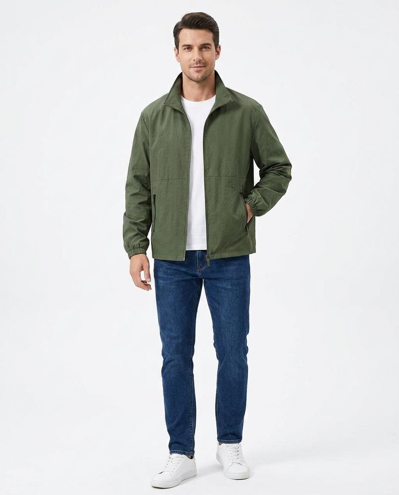 Fashion Bryant - Zasil | Stand-Collar Zip-Up Jacket Men