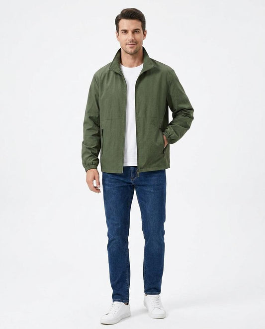Fashion Bryant - Zasil | Stand-Collar Zip-Up Jacket Men