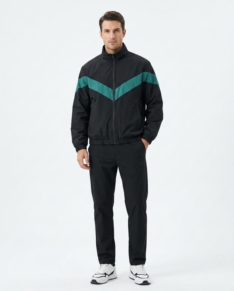 Fashion Bryant - Zetor | Color-Block Zip-Up Jacket Men