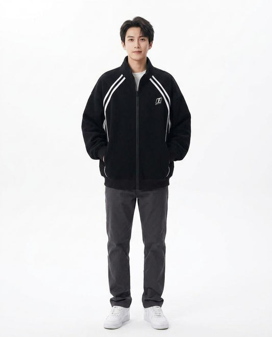 Fashion Bryant - Zasen | Zip-Up Striped Jacket Men
