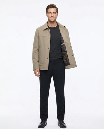 Fashion Bryant - Vemer | Wool Collared Jacket Men