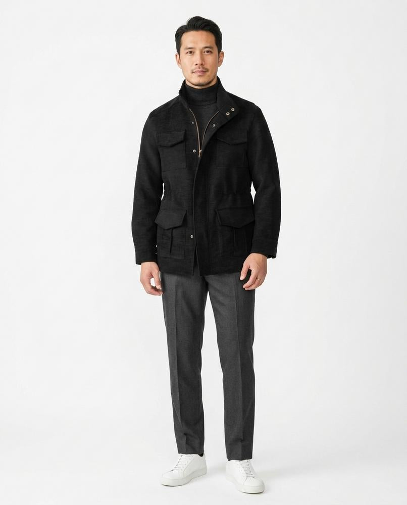 Fashion Bryant - Yomar | Structured Stand-Collar Jacket Men