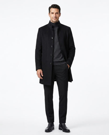 Fashion Bryant - Vidan | Stand-Collar Slim-Fit Coat Men