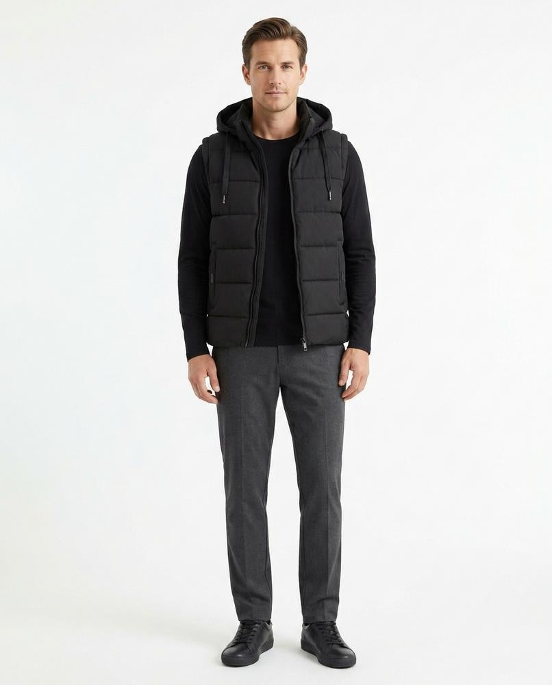 Fashion Bryant - Camar | Hooded Quilted Vest Men
