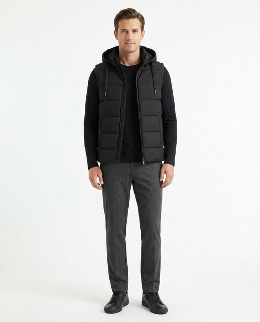 Fashion Bryant - Camar | Hooded Quilted Vest Men