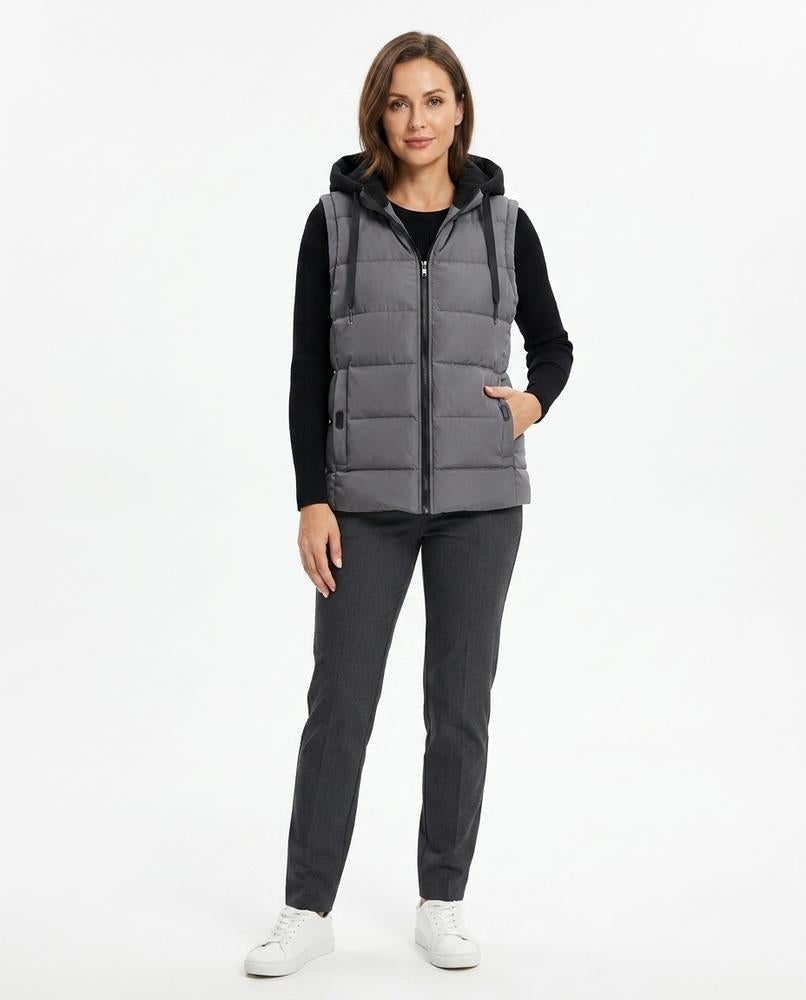 Fashion Bryant - Camar | Hooded Quilted Vest Men
