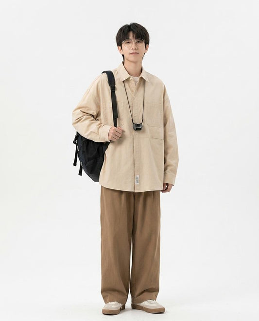 Fashion Bryant - Zasel | Loose-Fit Button-Up Shirt Unisex