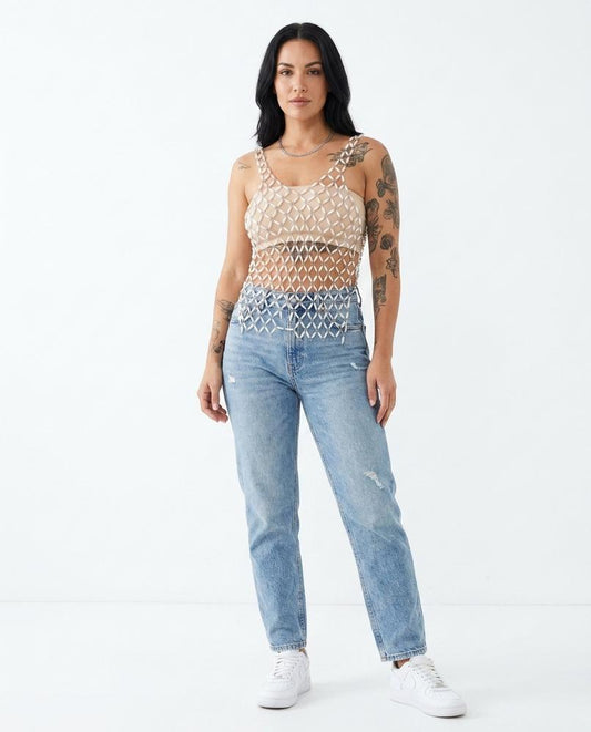 Fashion Bryant - Arven | Beaded Sleeveless Top Women