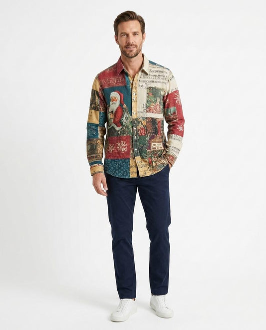 Fashion Bryant - Virev | Printed Long-Sleeved Shirt Men