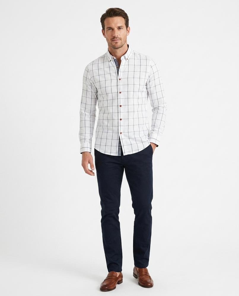 Fashion Bryant - Calar | Checked Slim Fit Shirt Men