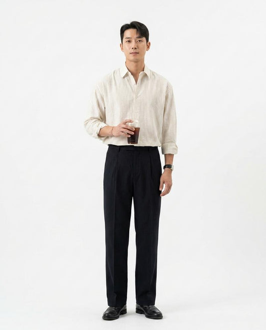 Fashion Bryant - Vivan | Striped Relaxed-Fit Shirt Men